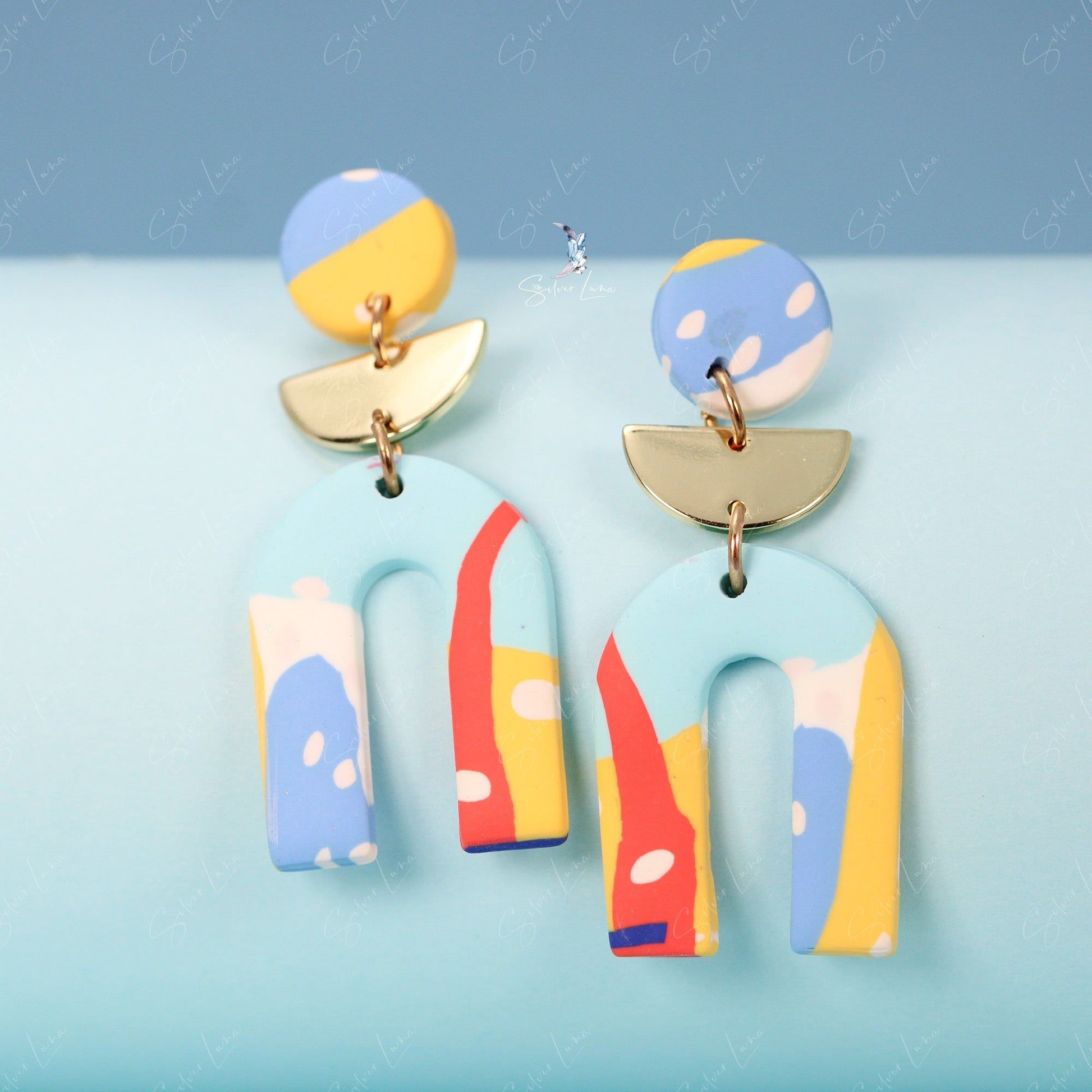 polymer clay earrings