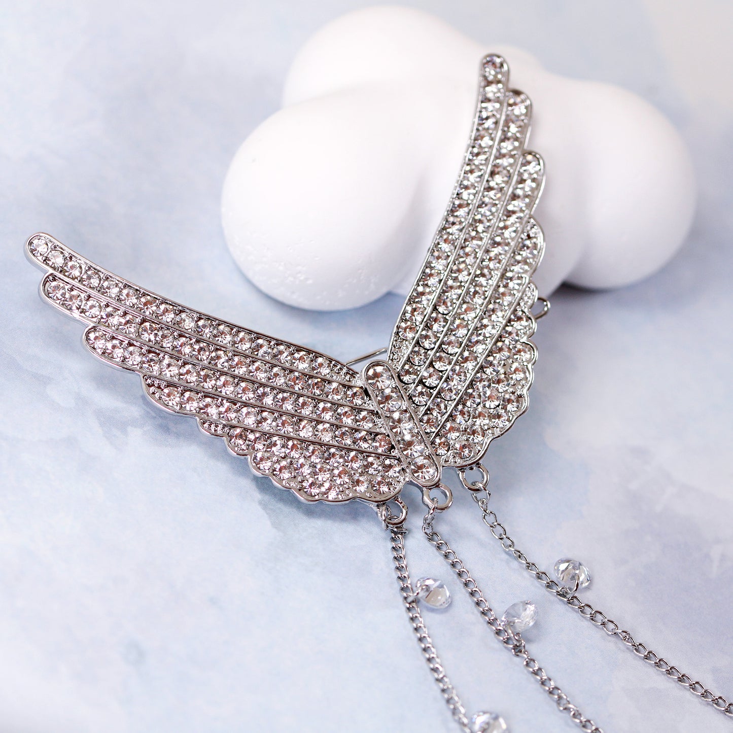 angel wing hair clip