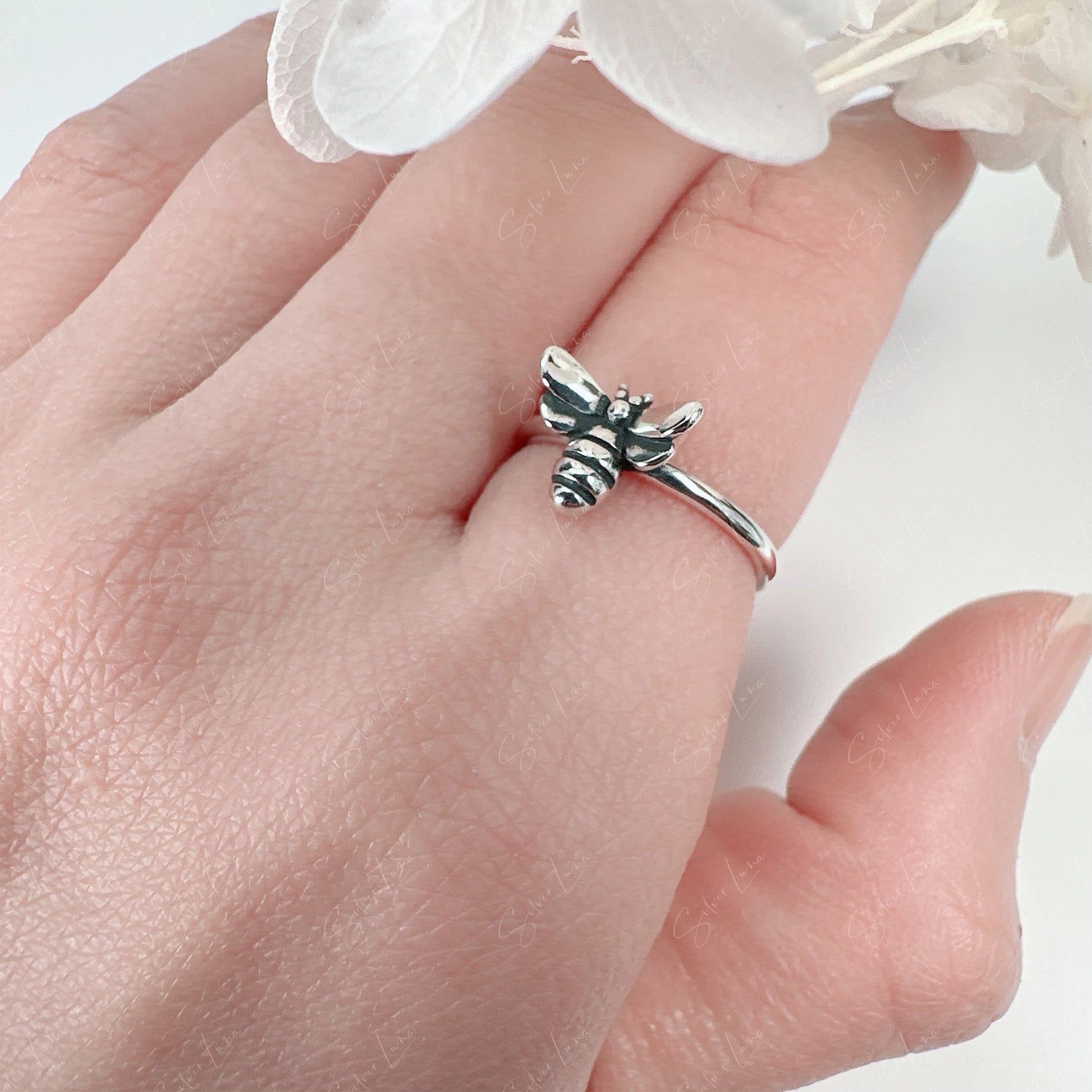 Honey Bee Adjustable Ring