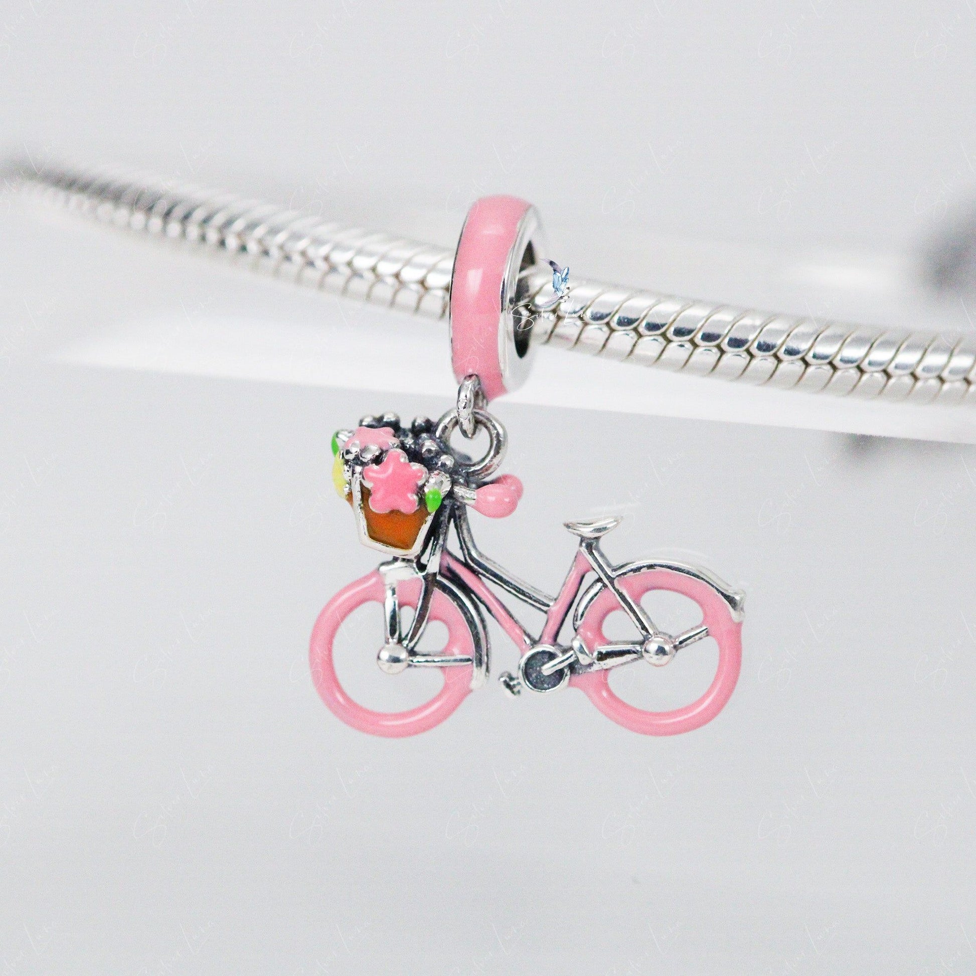 bicycle pendant charm