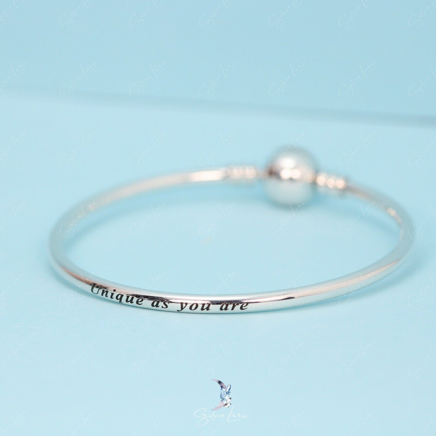 Bangle snowflake bracelet for charms