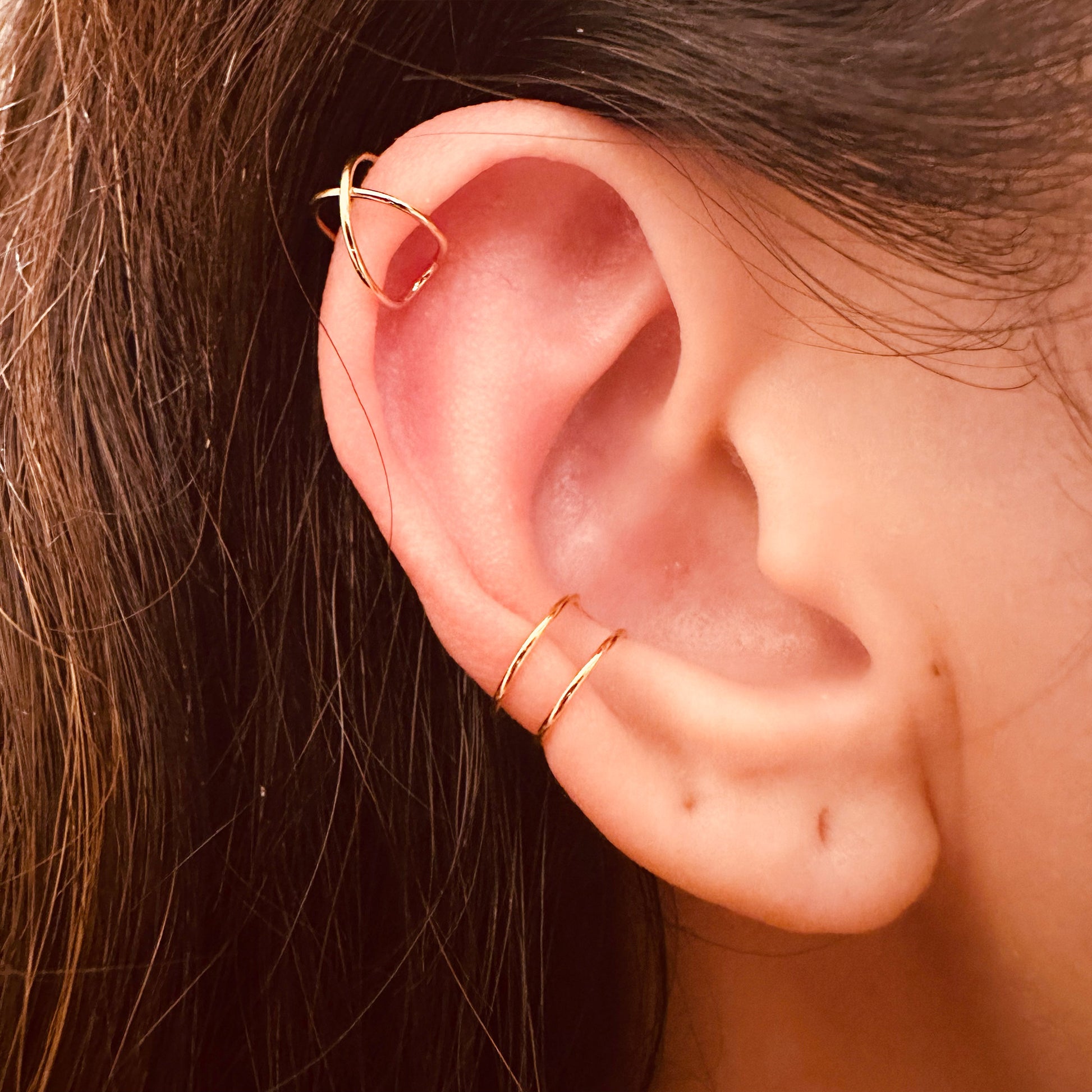 minimalist ear cuffs