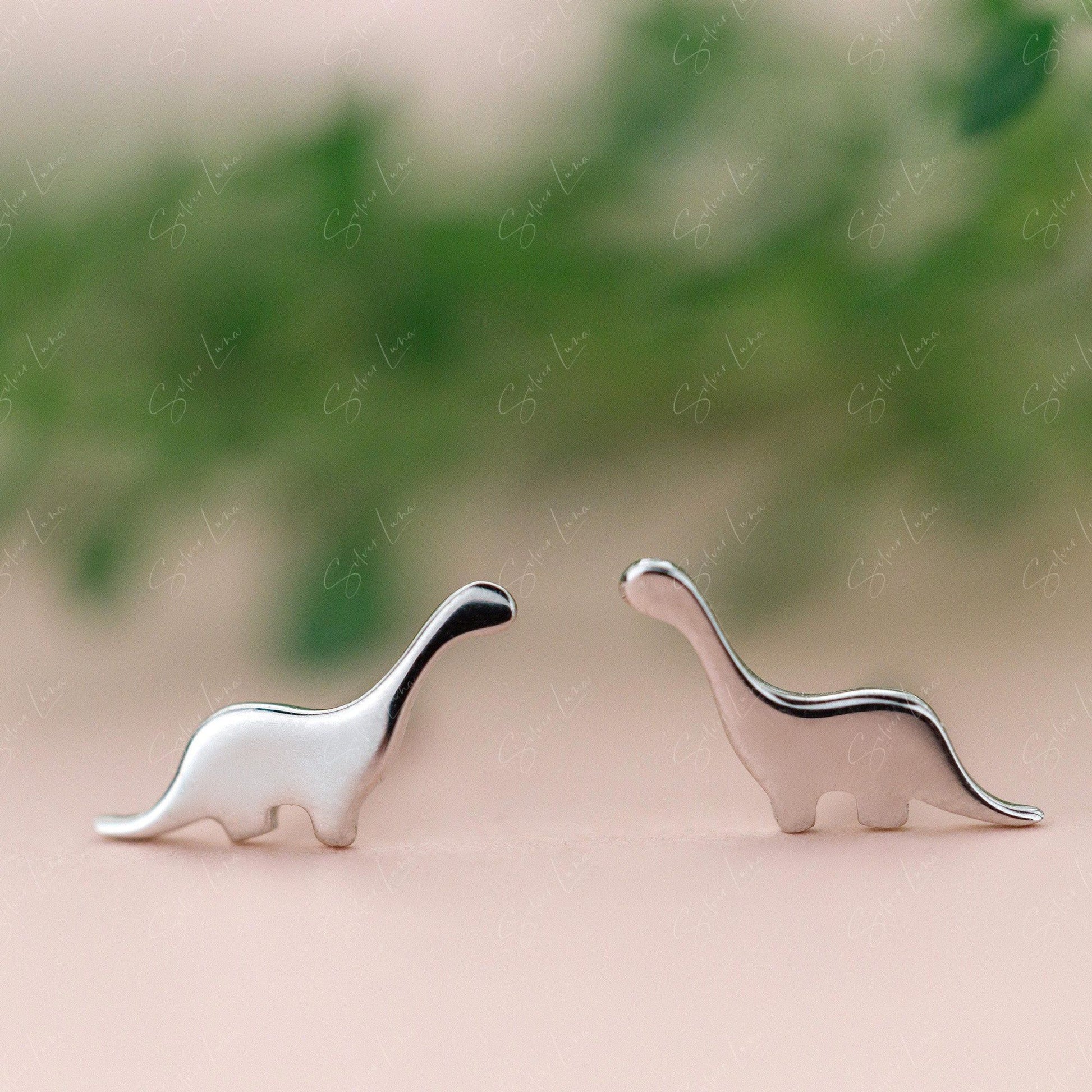 dinosaur animal stud earrings