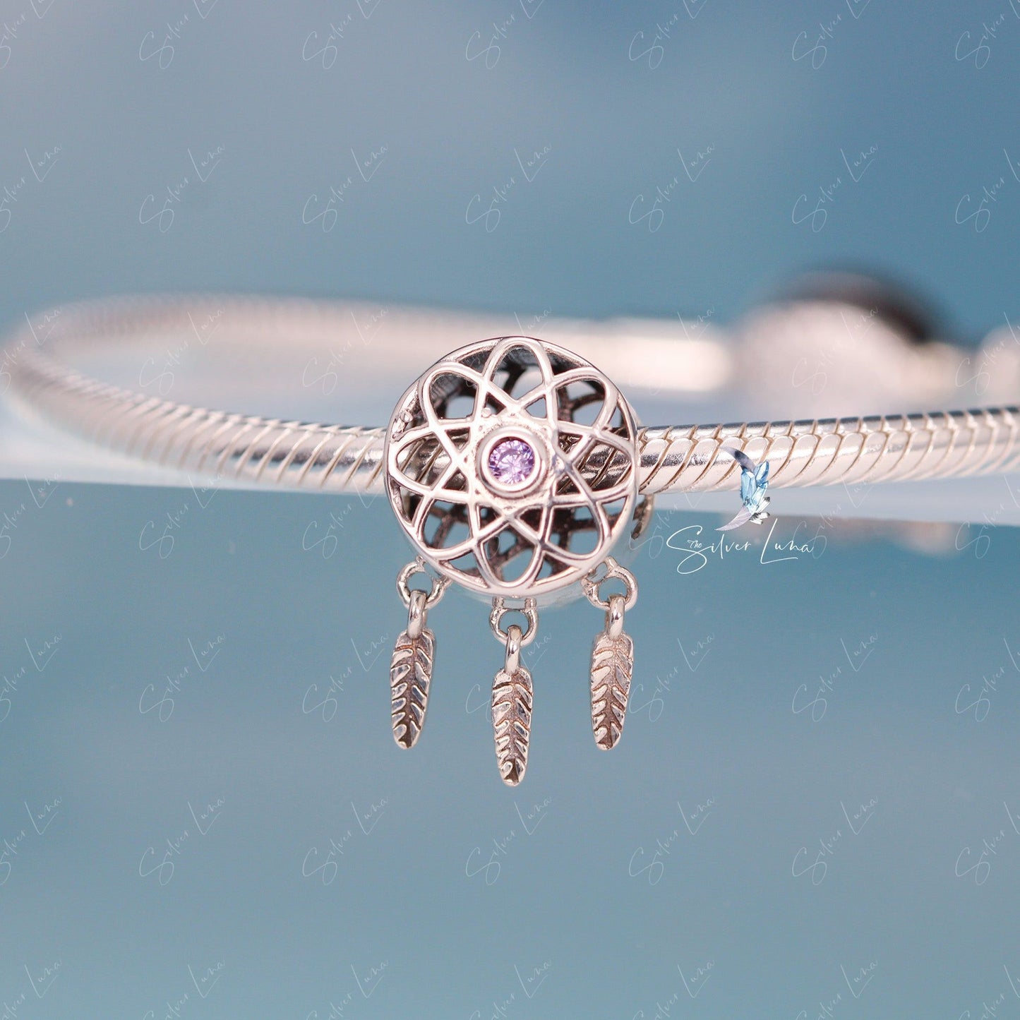 dream catcher charm for bracelet