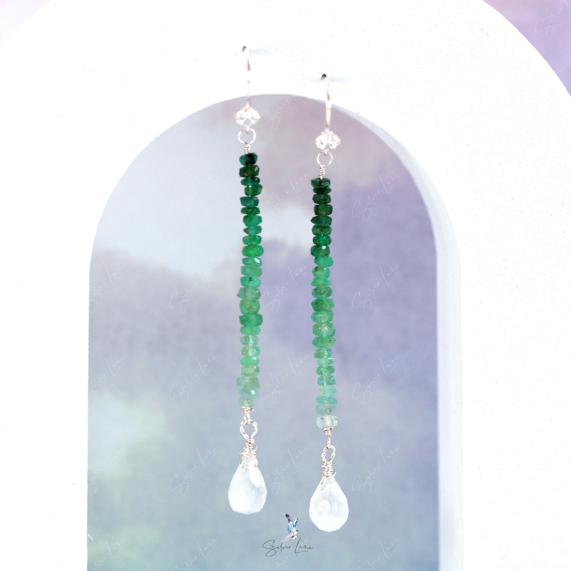 emerald earrings