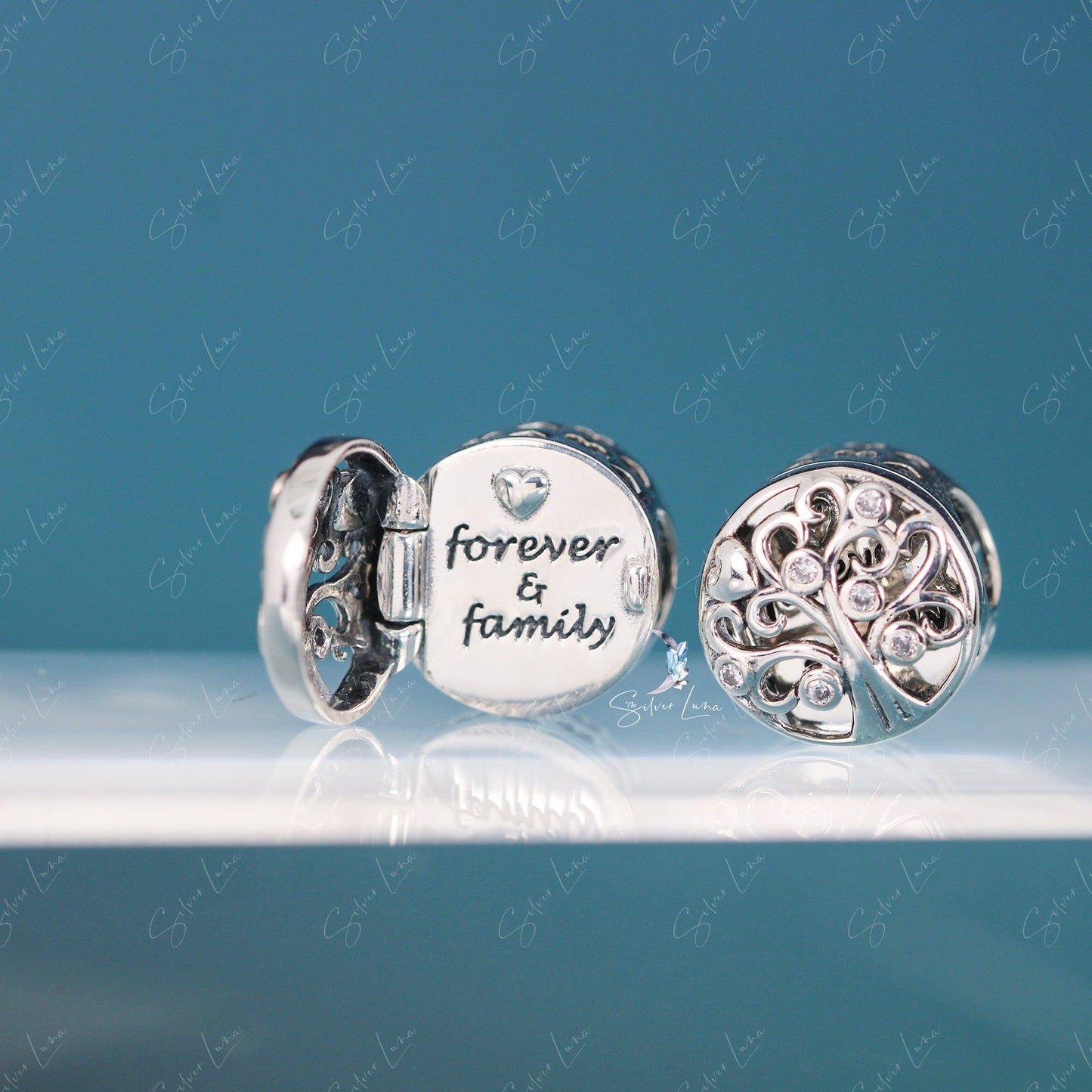 forever family tree charm