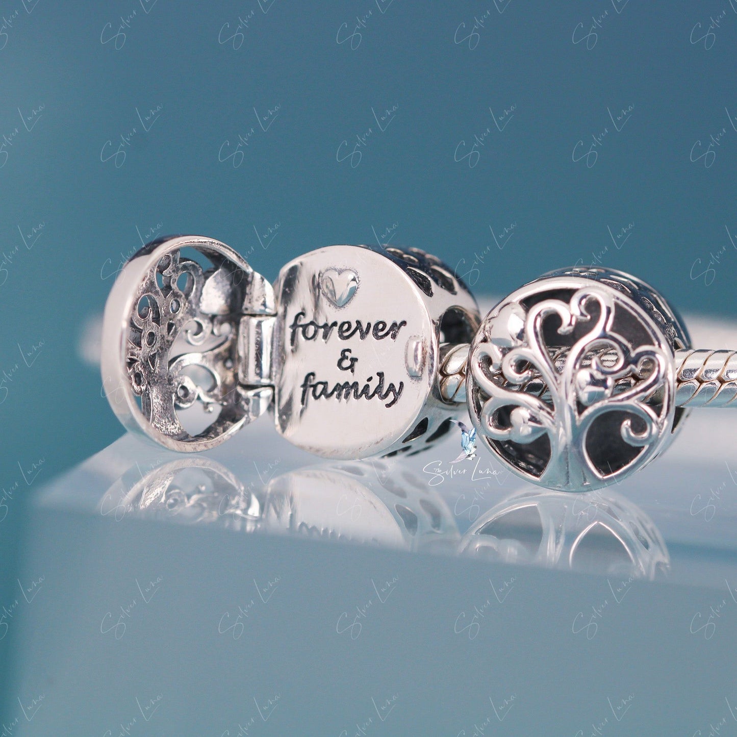 forever family tree charm