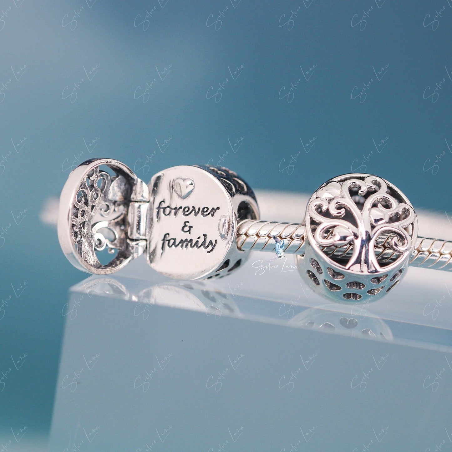 forever family tree charm