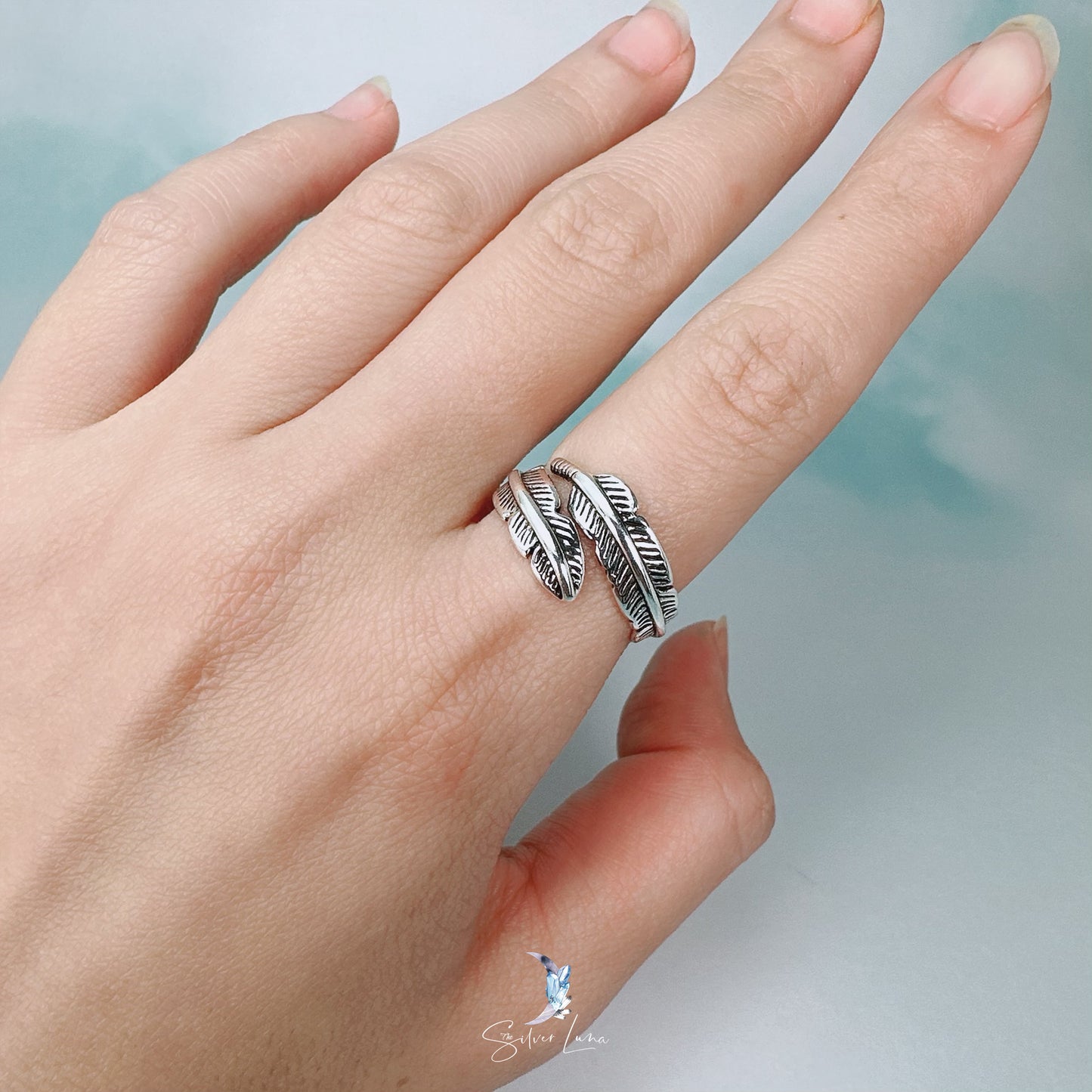 feather wrap ring