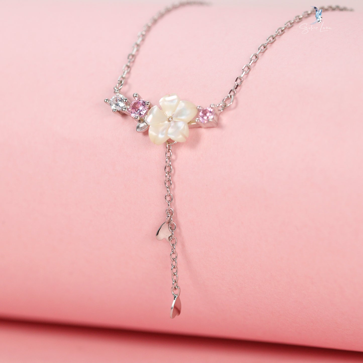 cherry blossom necklace