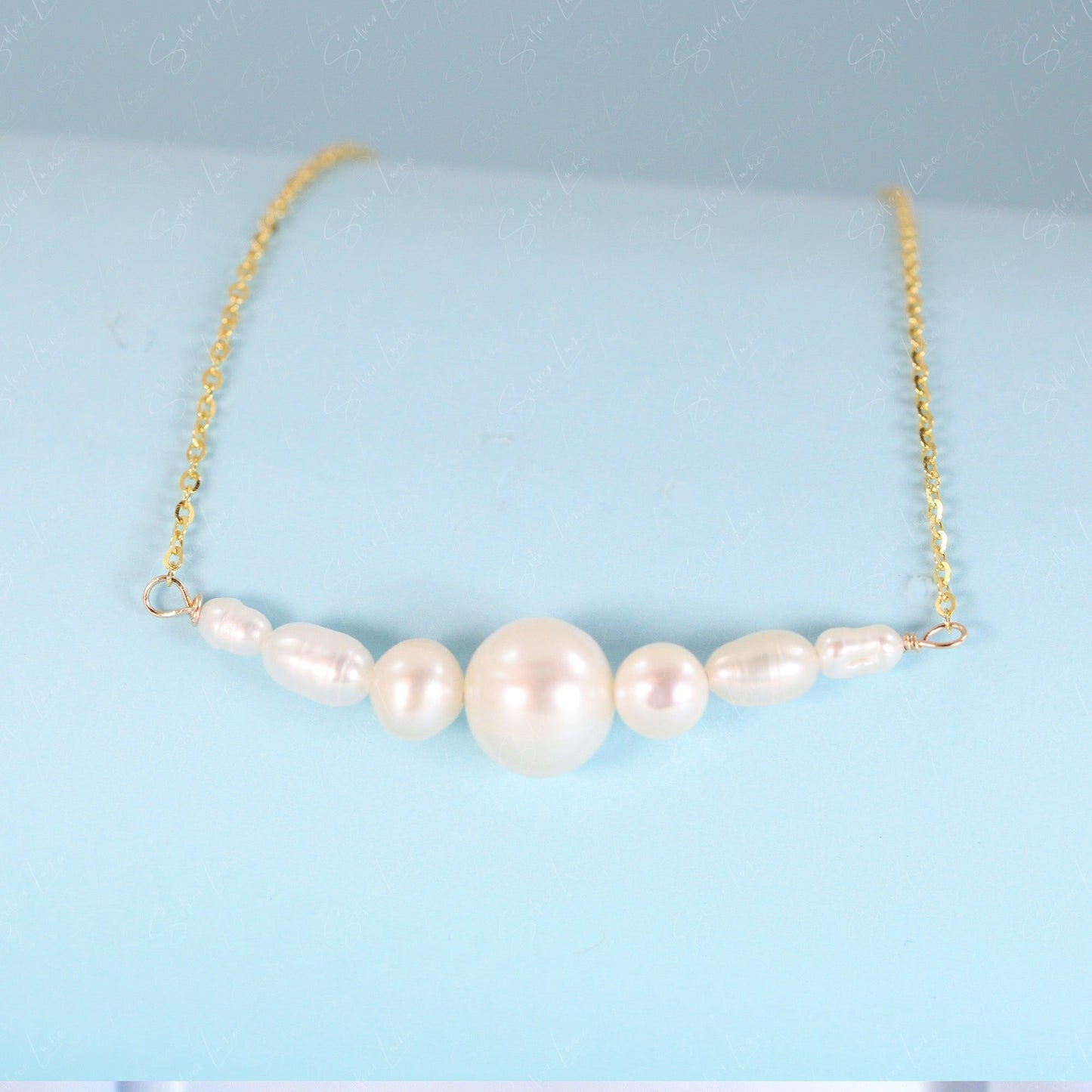 bridal pearl necklace