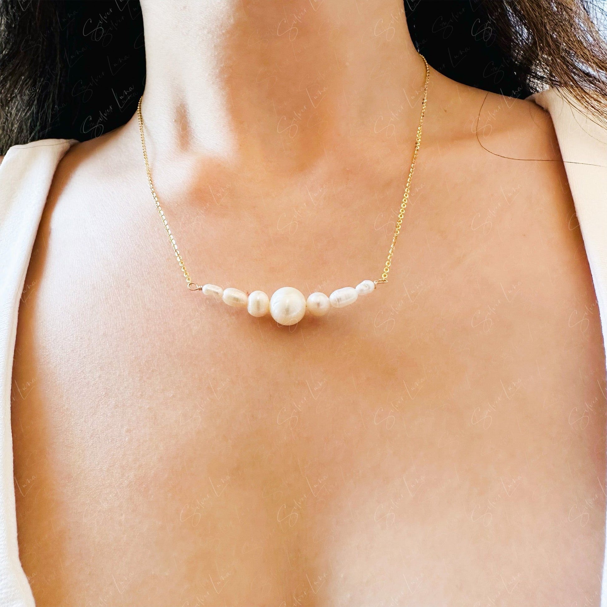 freshwater pearl necklace