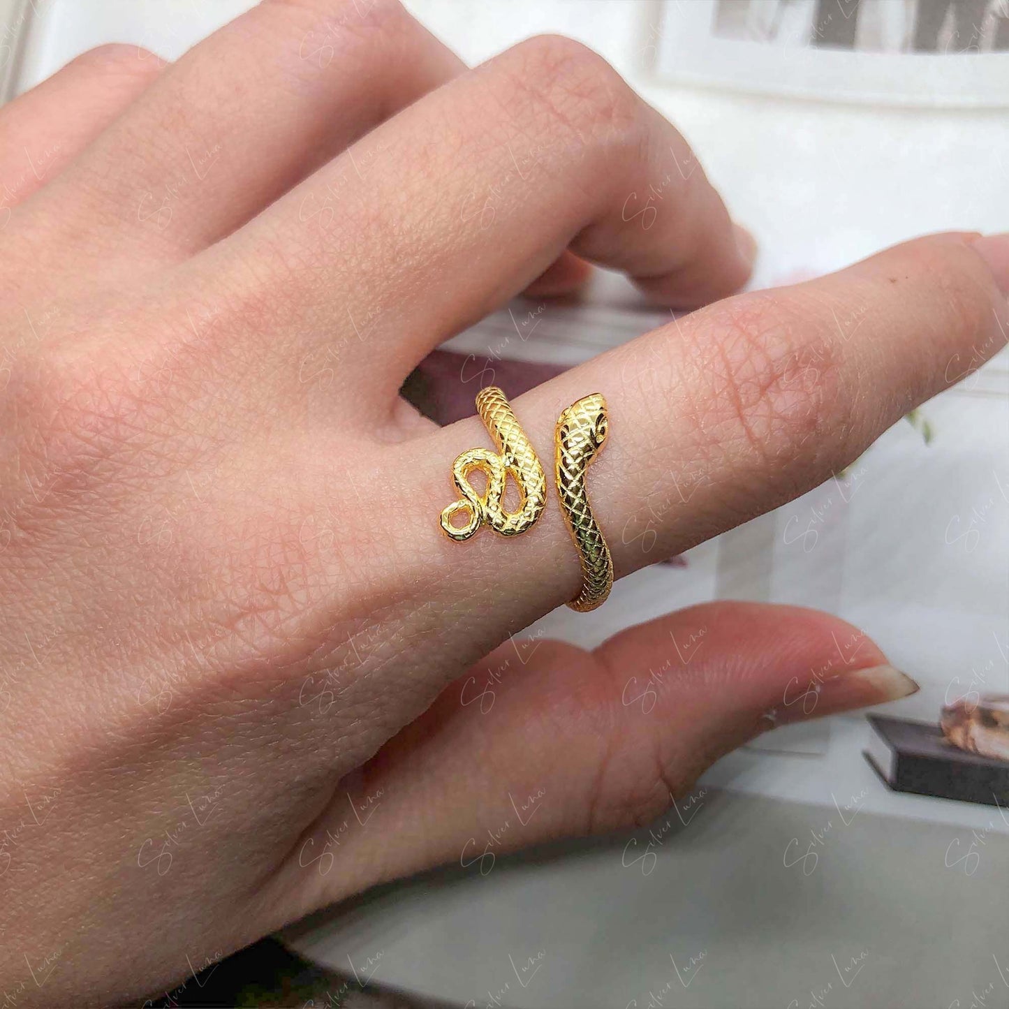 Snake Wrap Bohemian Adjustable Ring