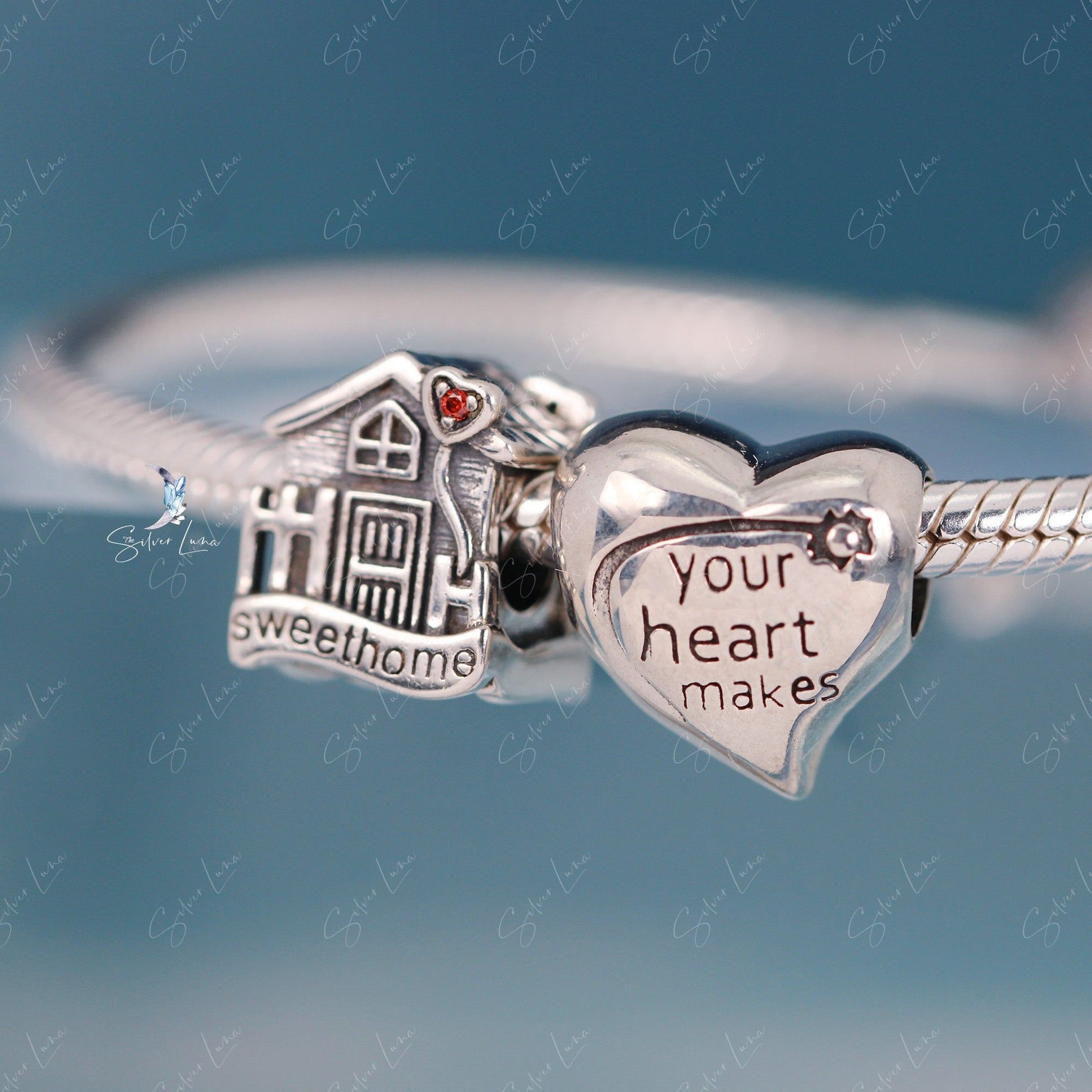 heart bead charm