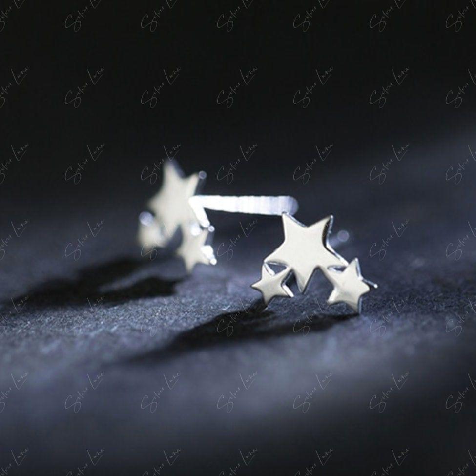 starburst stud earrings