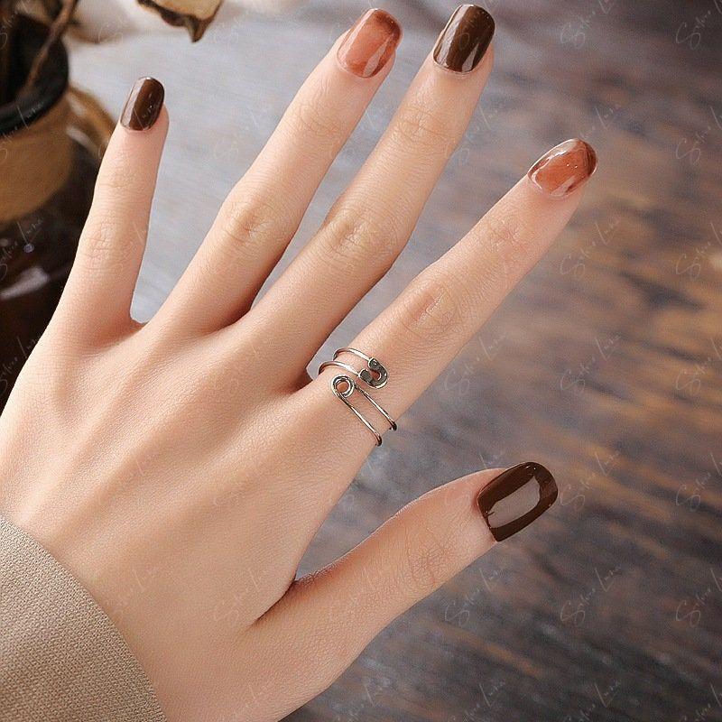 Safety Pin Adjustable Ring