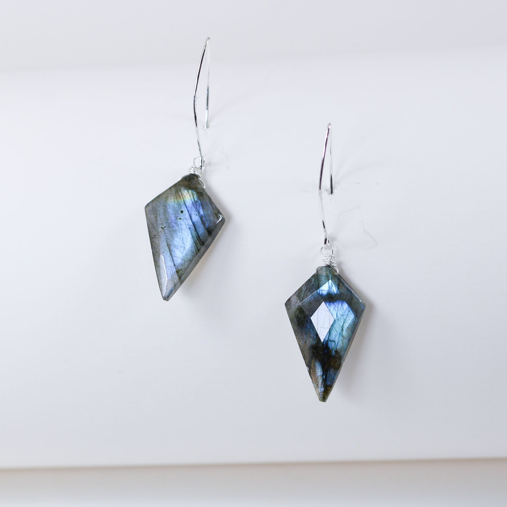 kite labradorite earrings