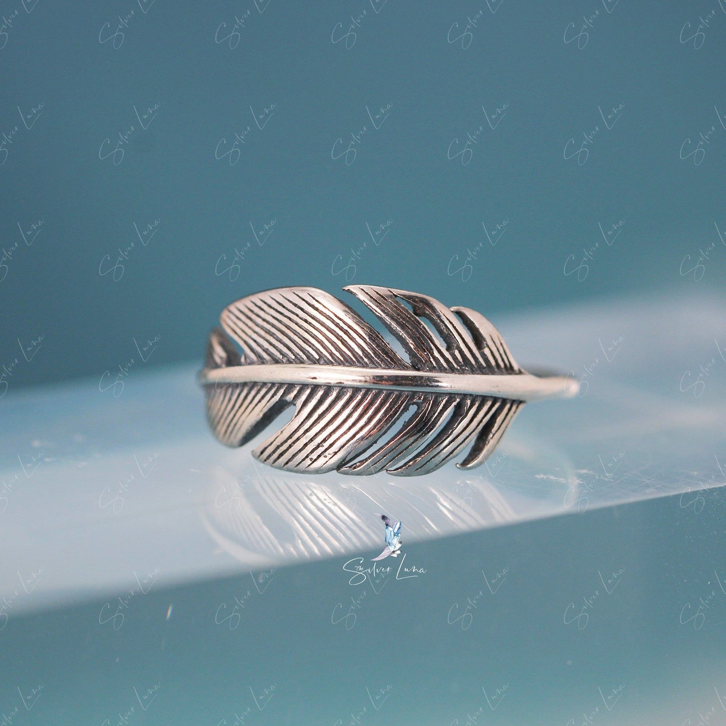 feather wrap ring