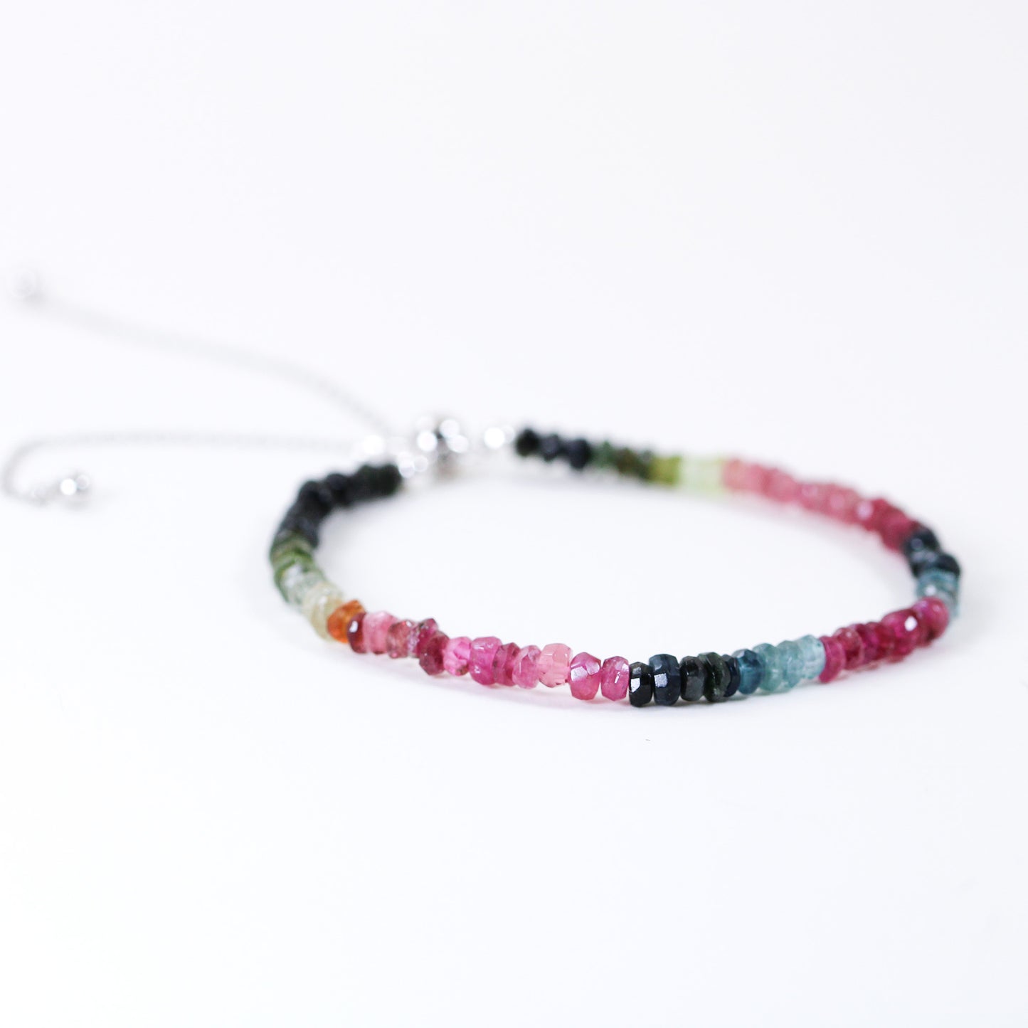 tourmaline silver  bracelet