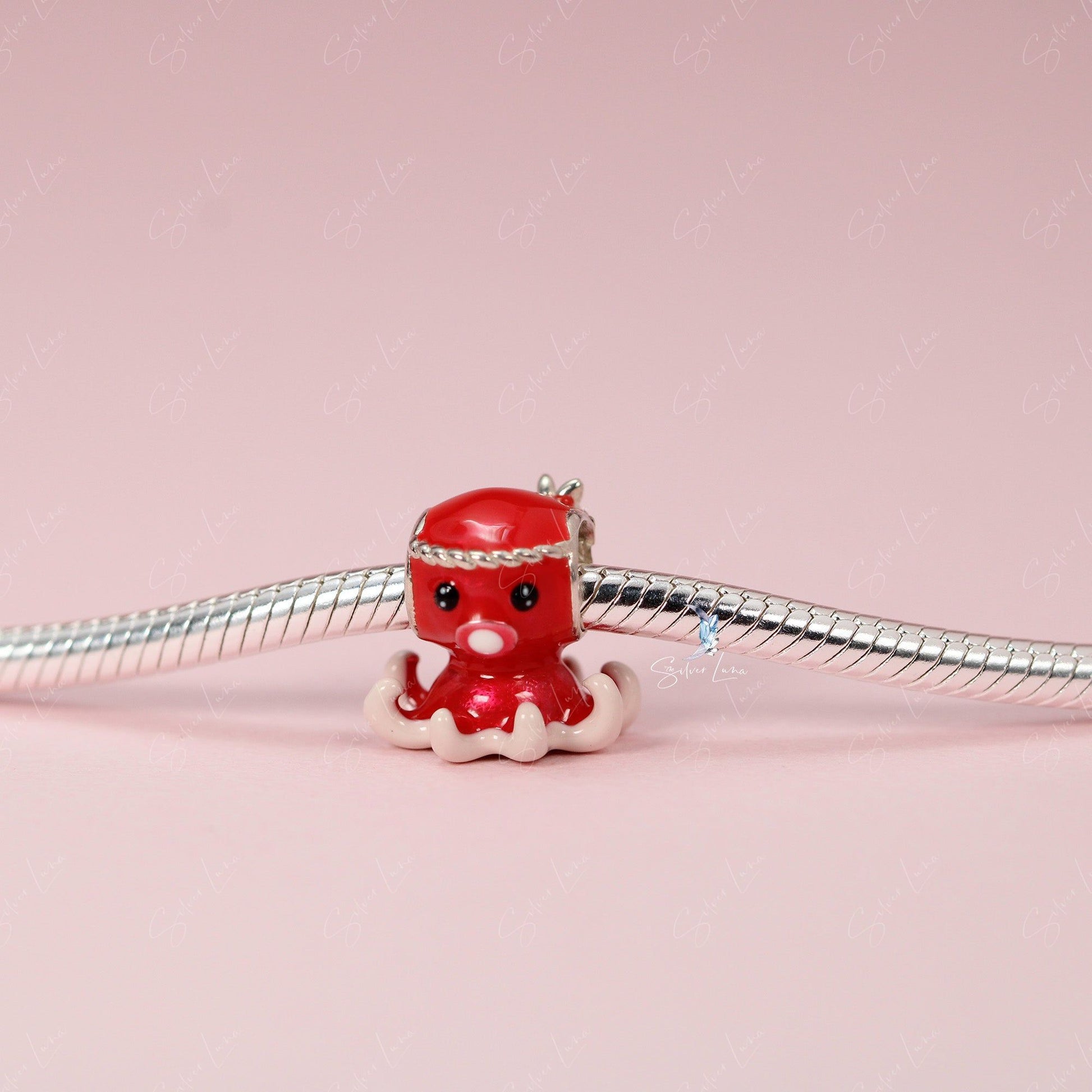 cute octopus charm for bracelet