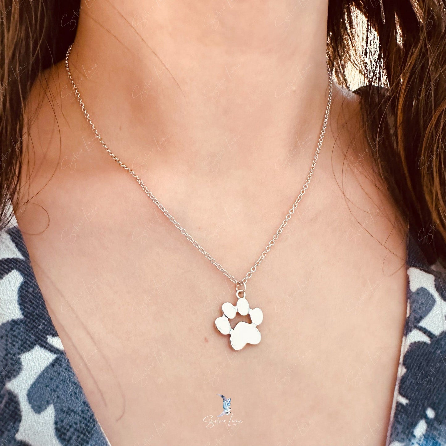 paw pendant necklace