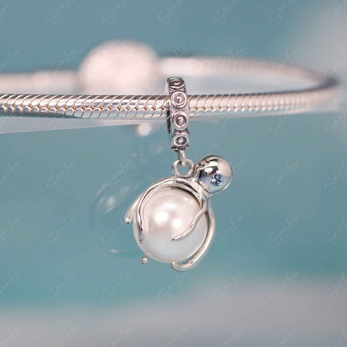 pearl octopus pendant charm