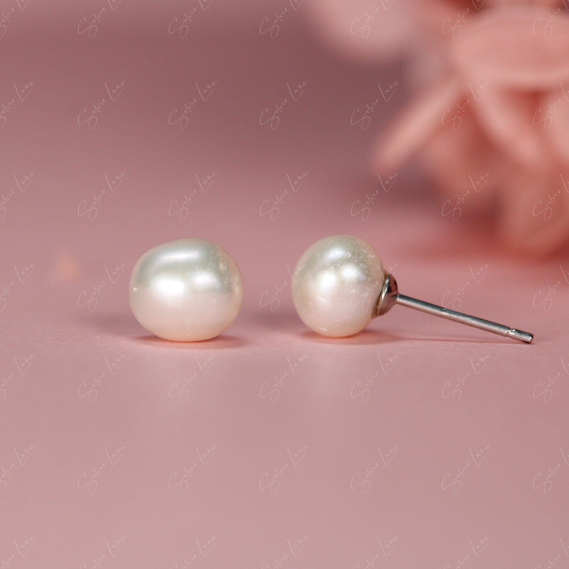 fresh water pearl earrings