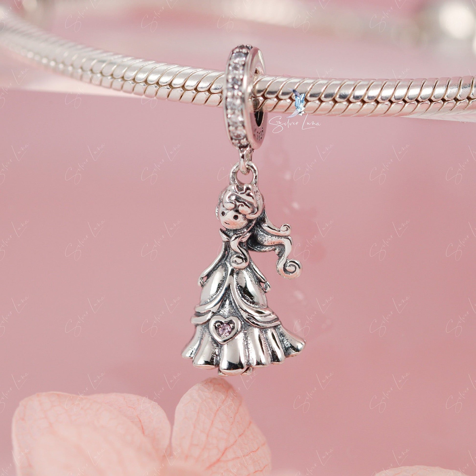 princess pendant charm