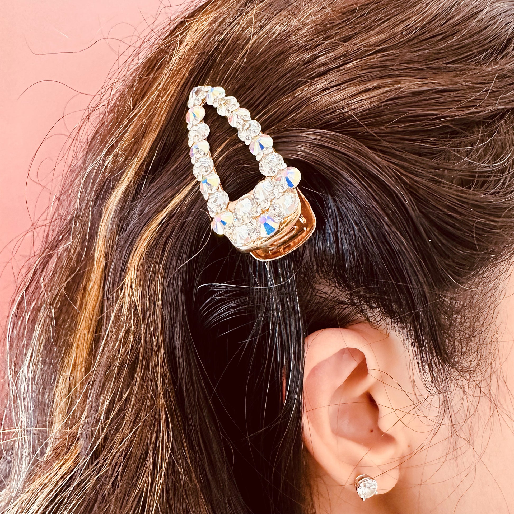 rhinestone fashion hair clip