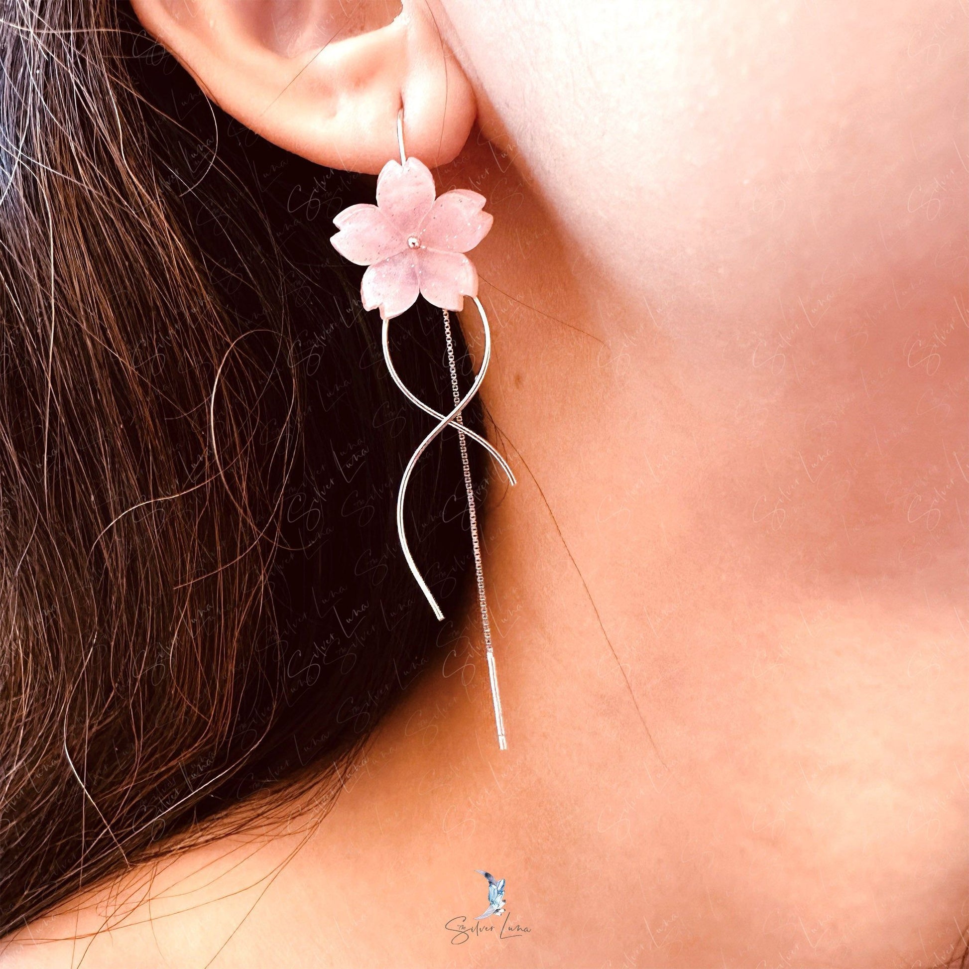 cherry blossom earrings