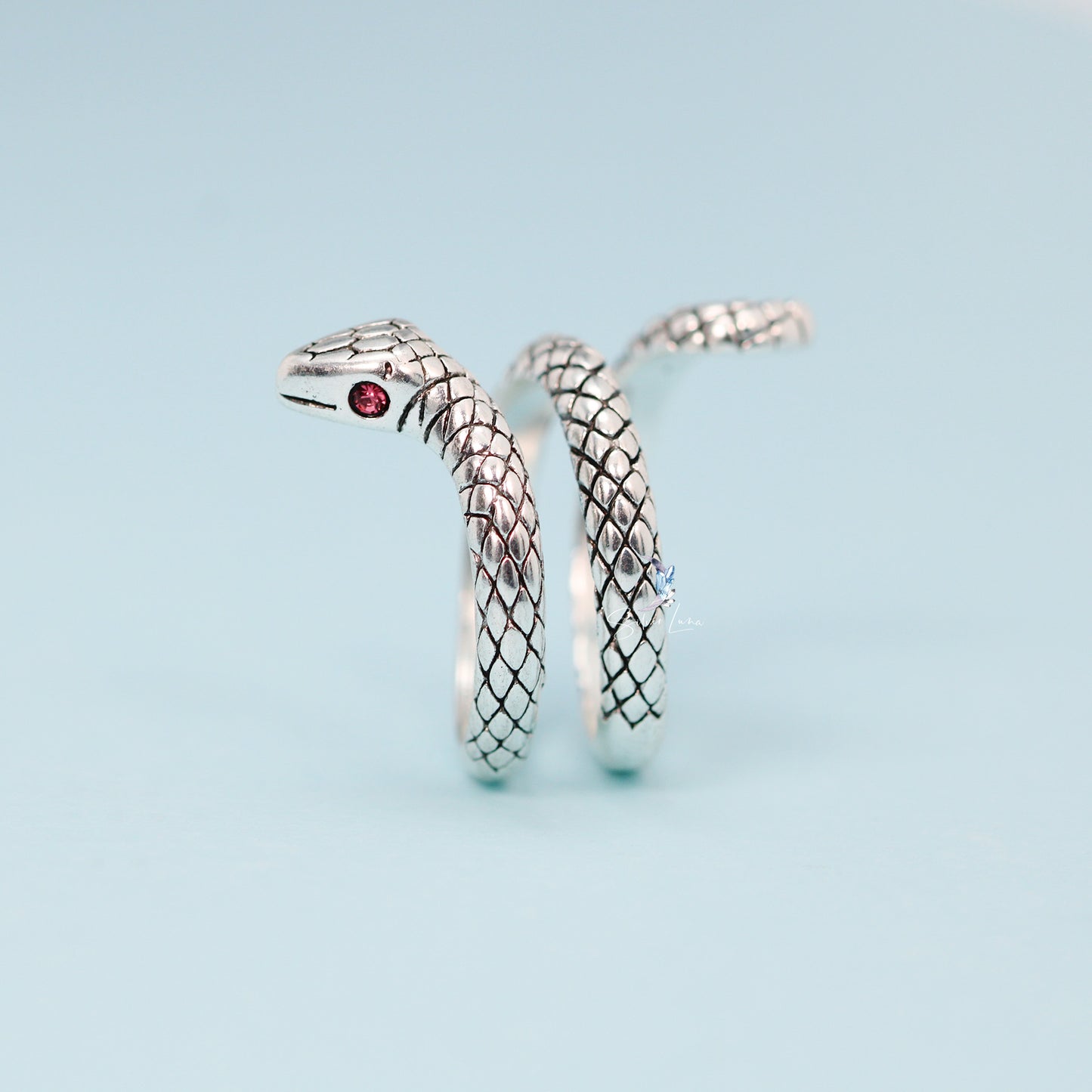 bohemian snake wrap adjustable ring