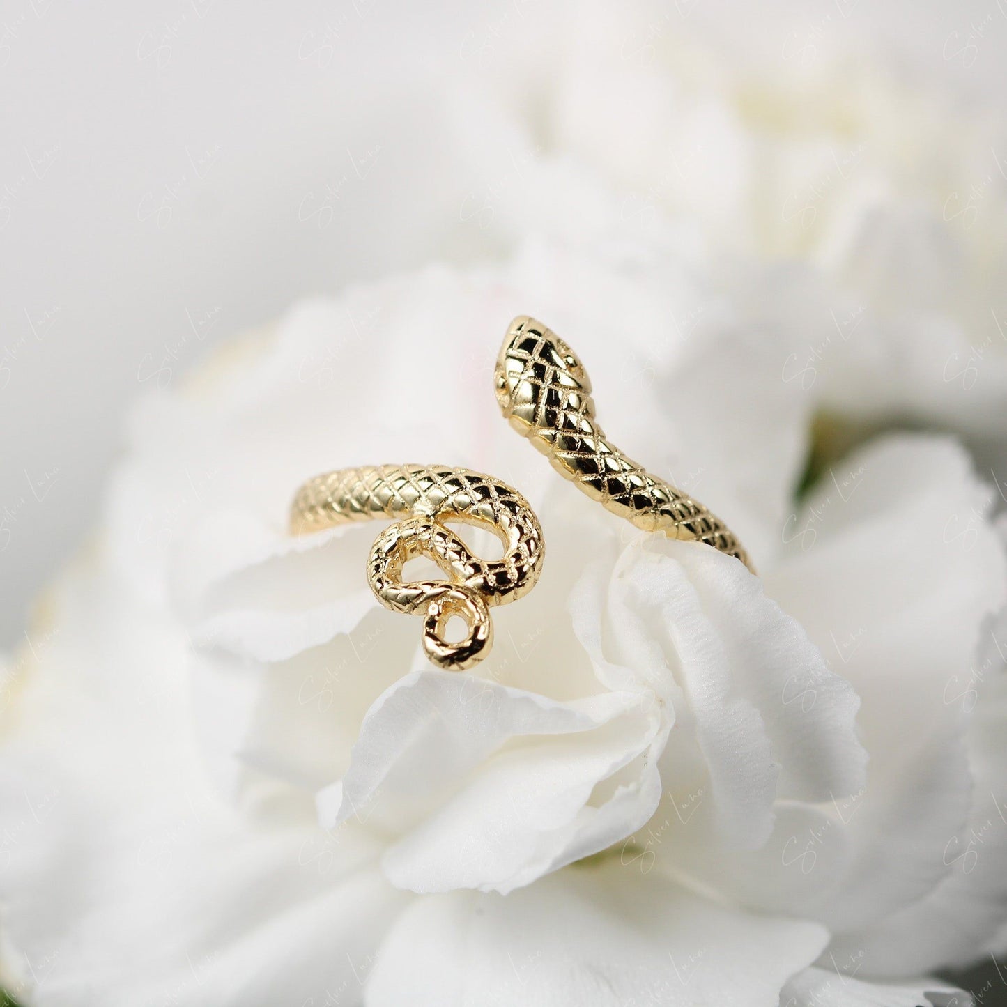 Snake Wrap Bohemian Adjustable Ring Gold