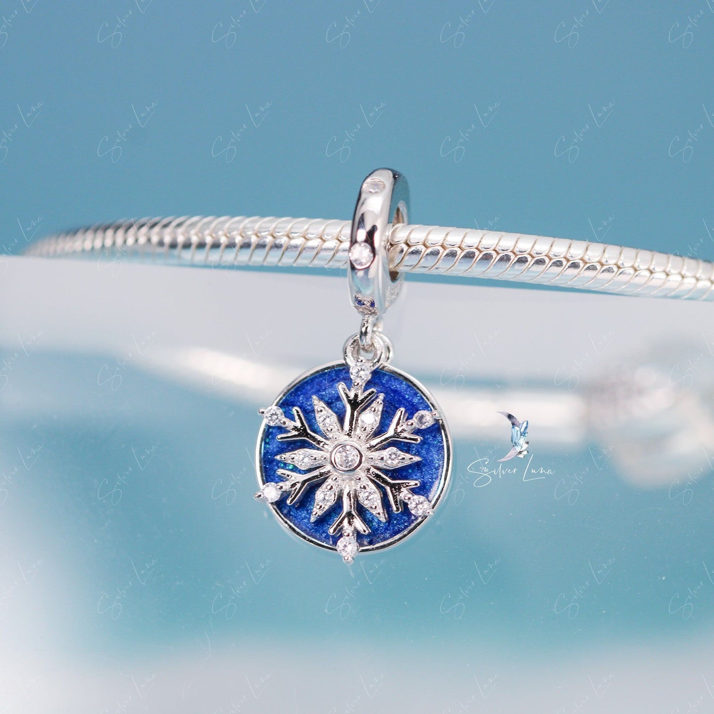 snowflake dangle charm