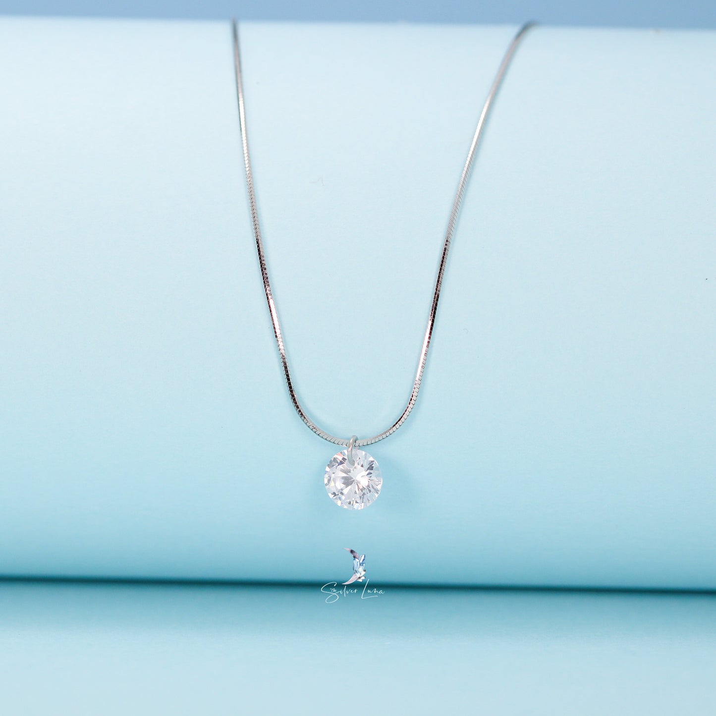 cubic zirconia pendant necklace