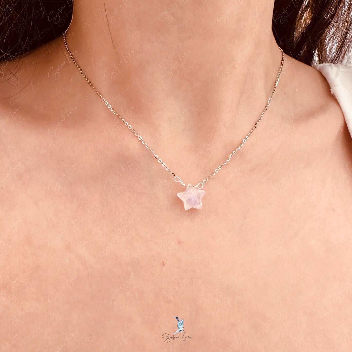 star moonstone necklace