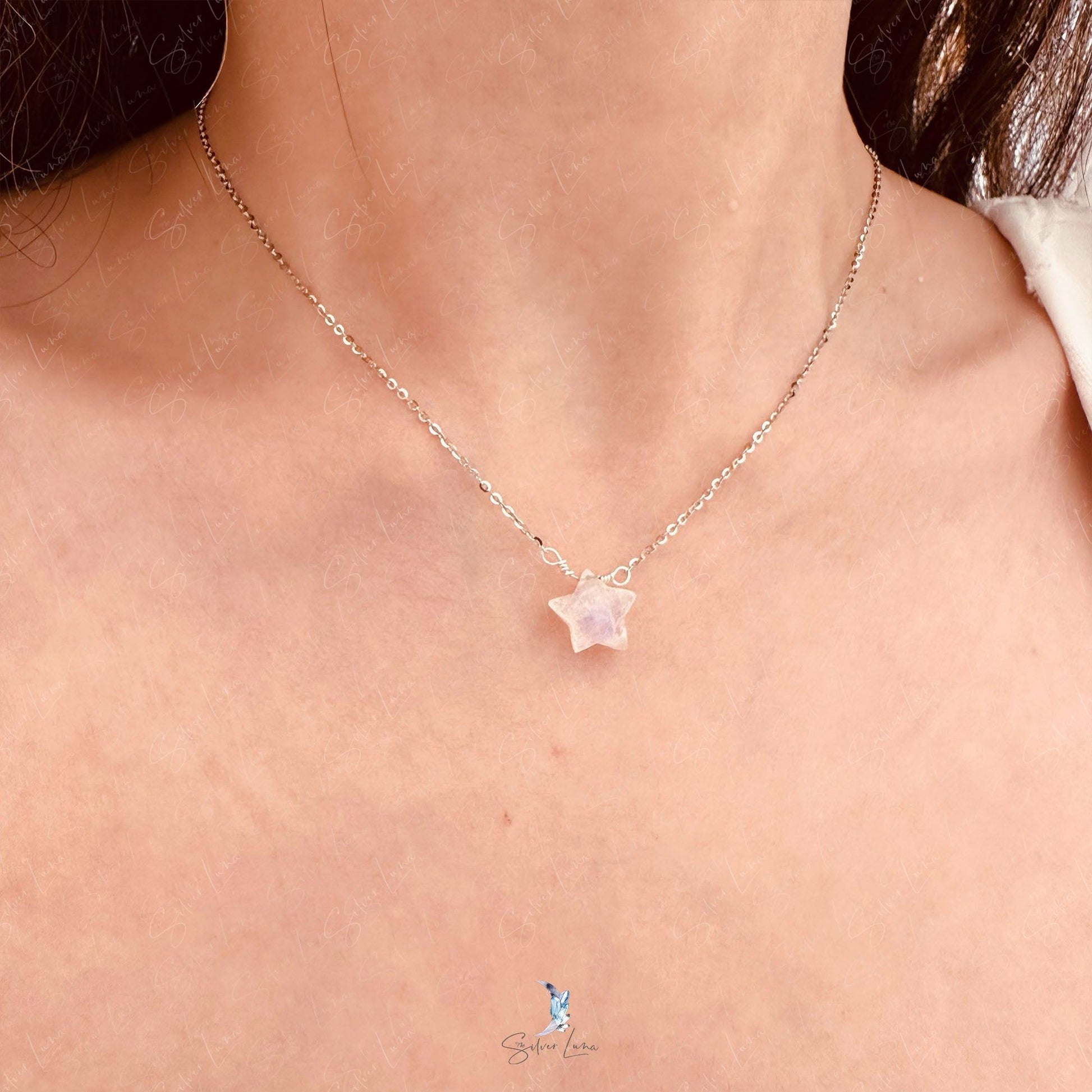 star moonstone necklace