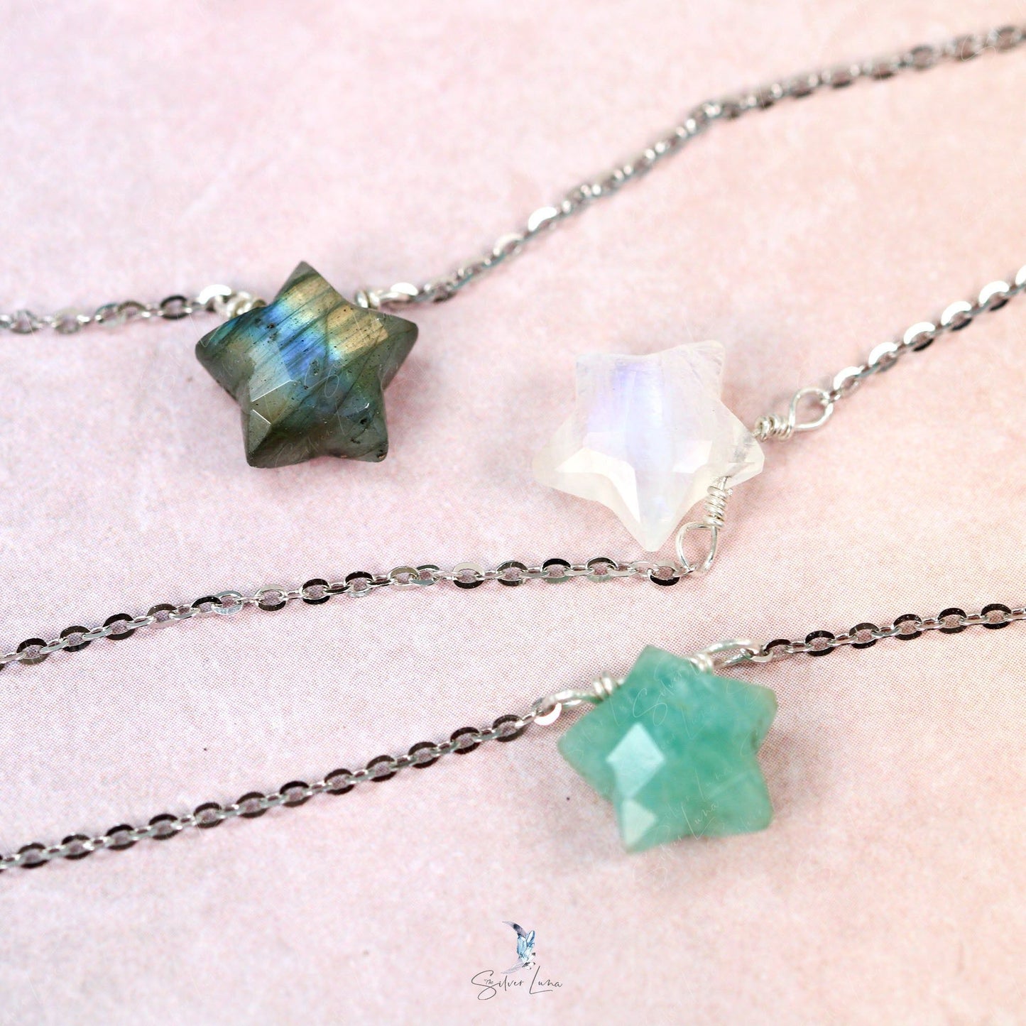 star gemstone enecklace