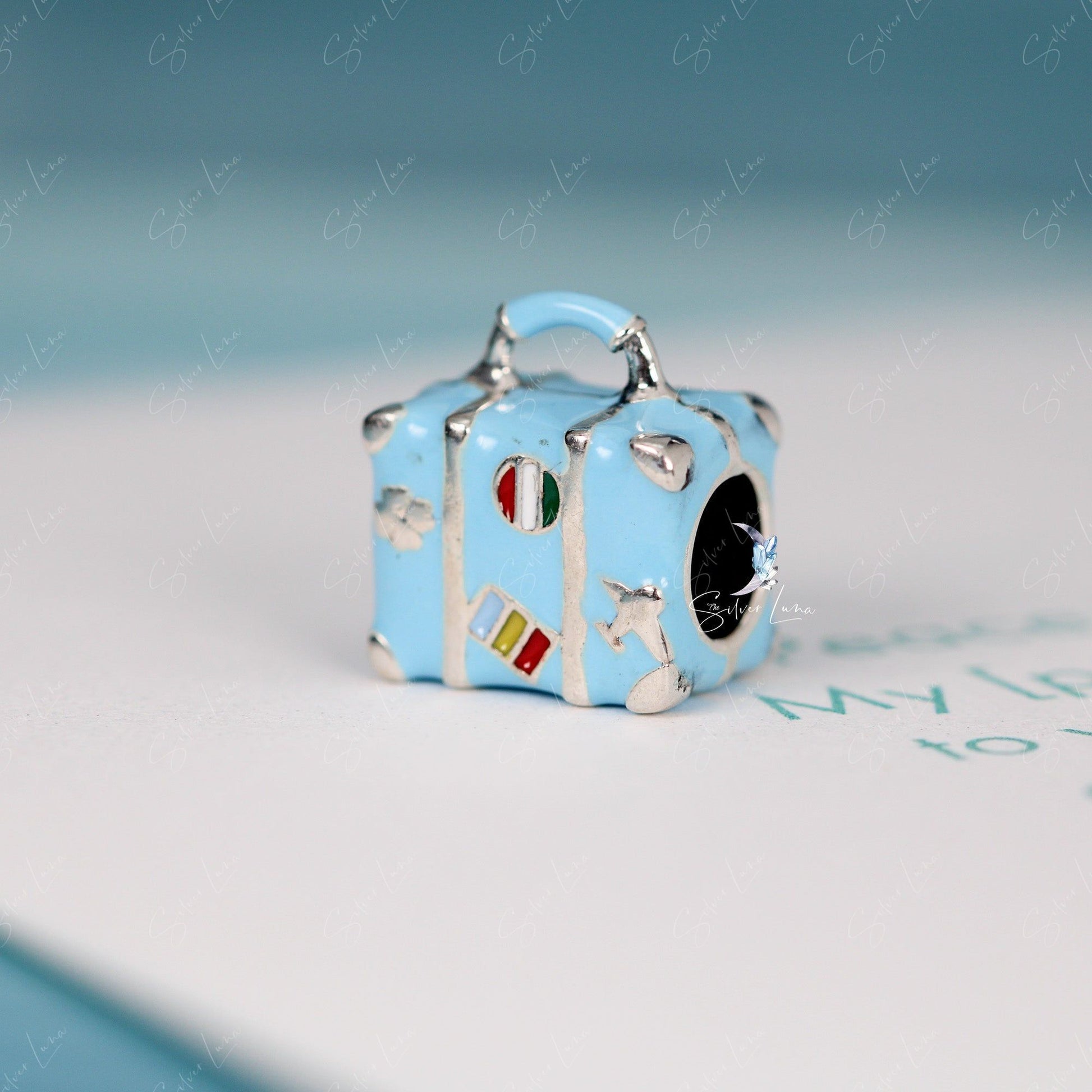 suitcase charm for pandora