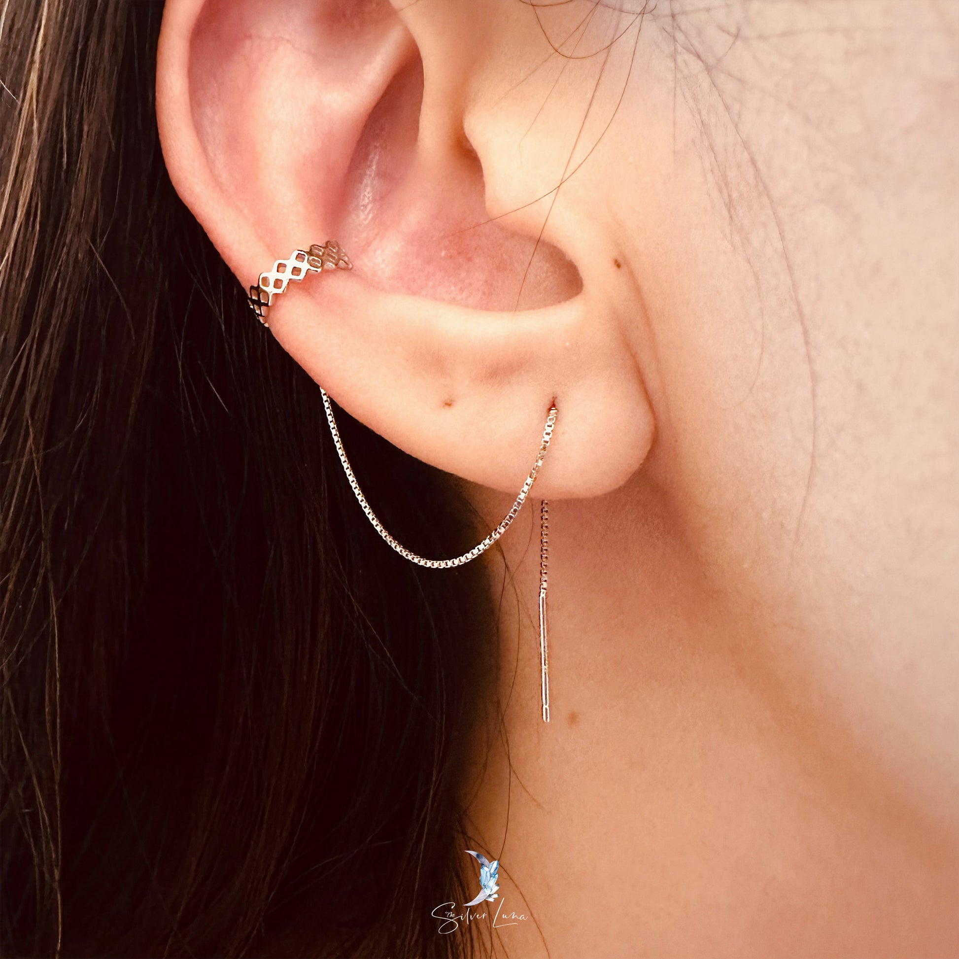 ear cuffs threader earrings