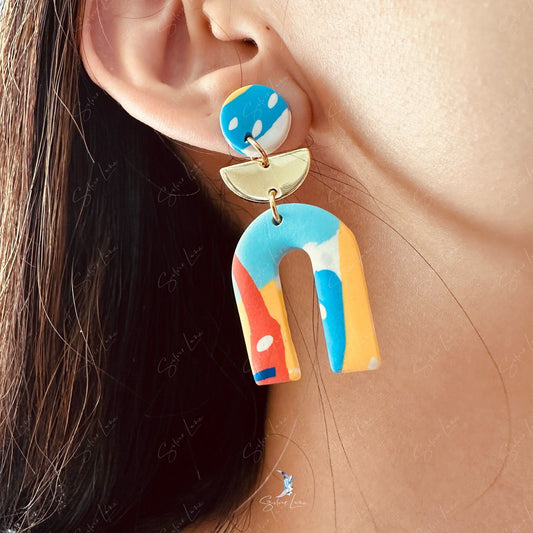 polymer clay earrings