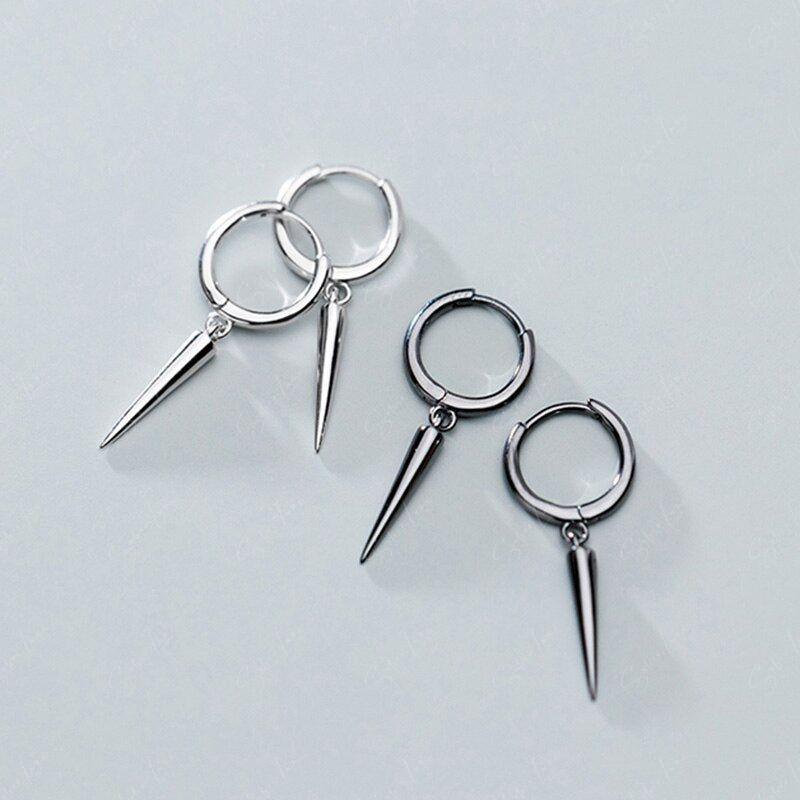 spike hoop earrings