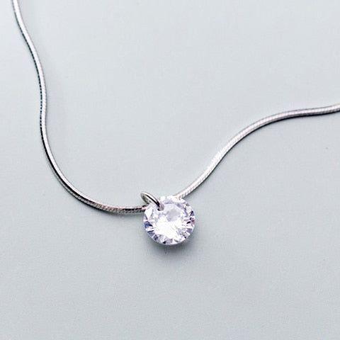 cubic zirconia pendant necklace