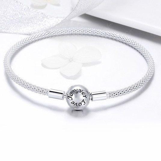 forever love bangle bracelet for charms