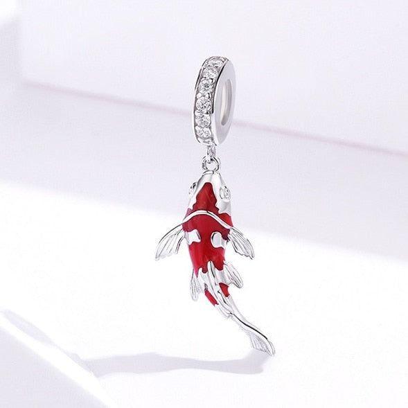 koi fish pendant charm