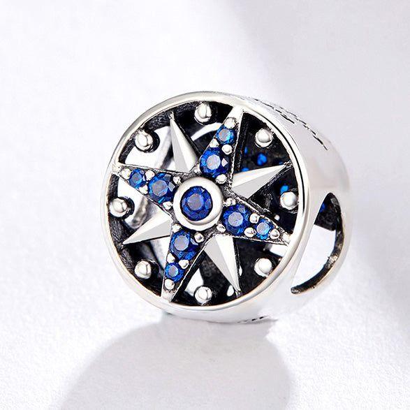 compass bead charm