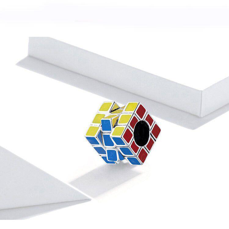 Rubik's cube bead charms