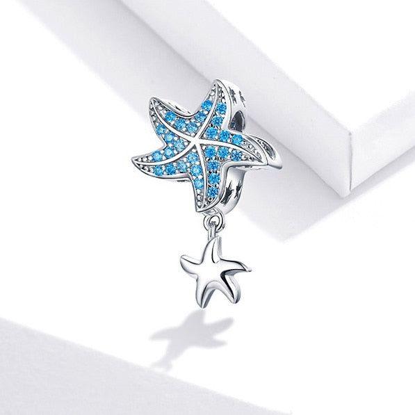 sea theme starfish bead charm