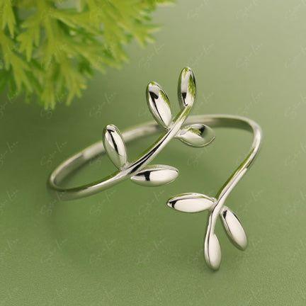 leaves wrap ring