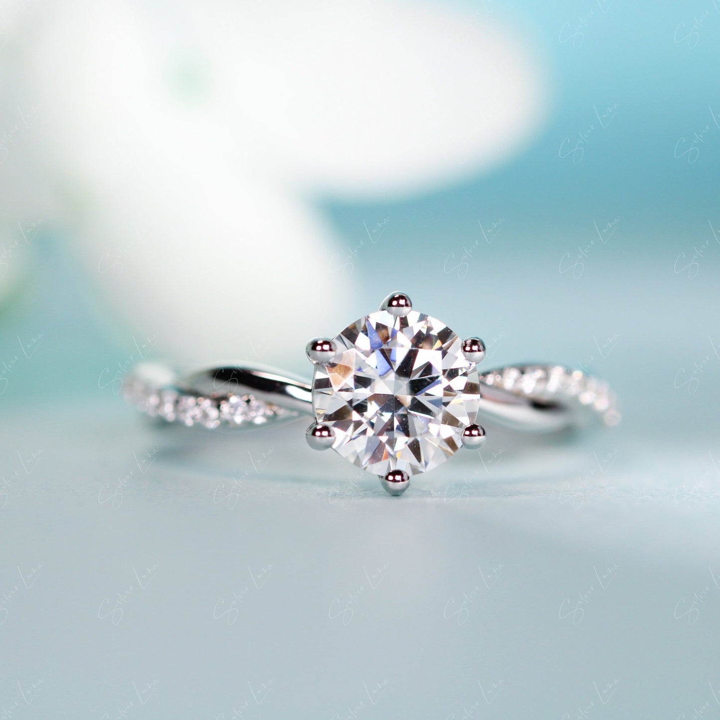 Moissanite Engagement ring 