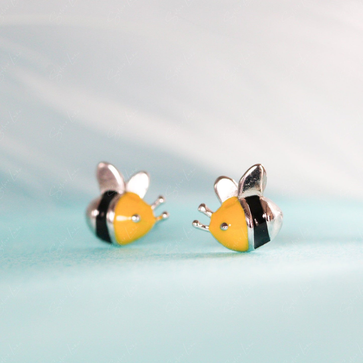 bumblebee stud earrings